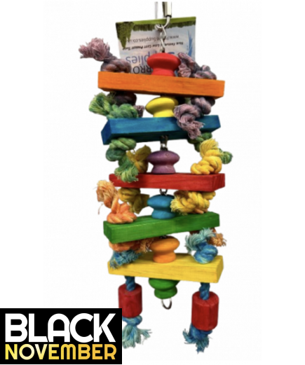 9 X Parrot Toy Pack - African Grey, Amazon, Cockatoo, Macaw Etc - RRP £146.91 - Pack 6